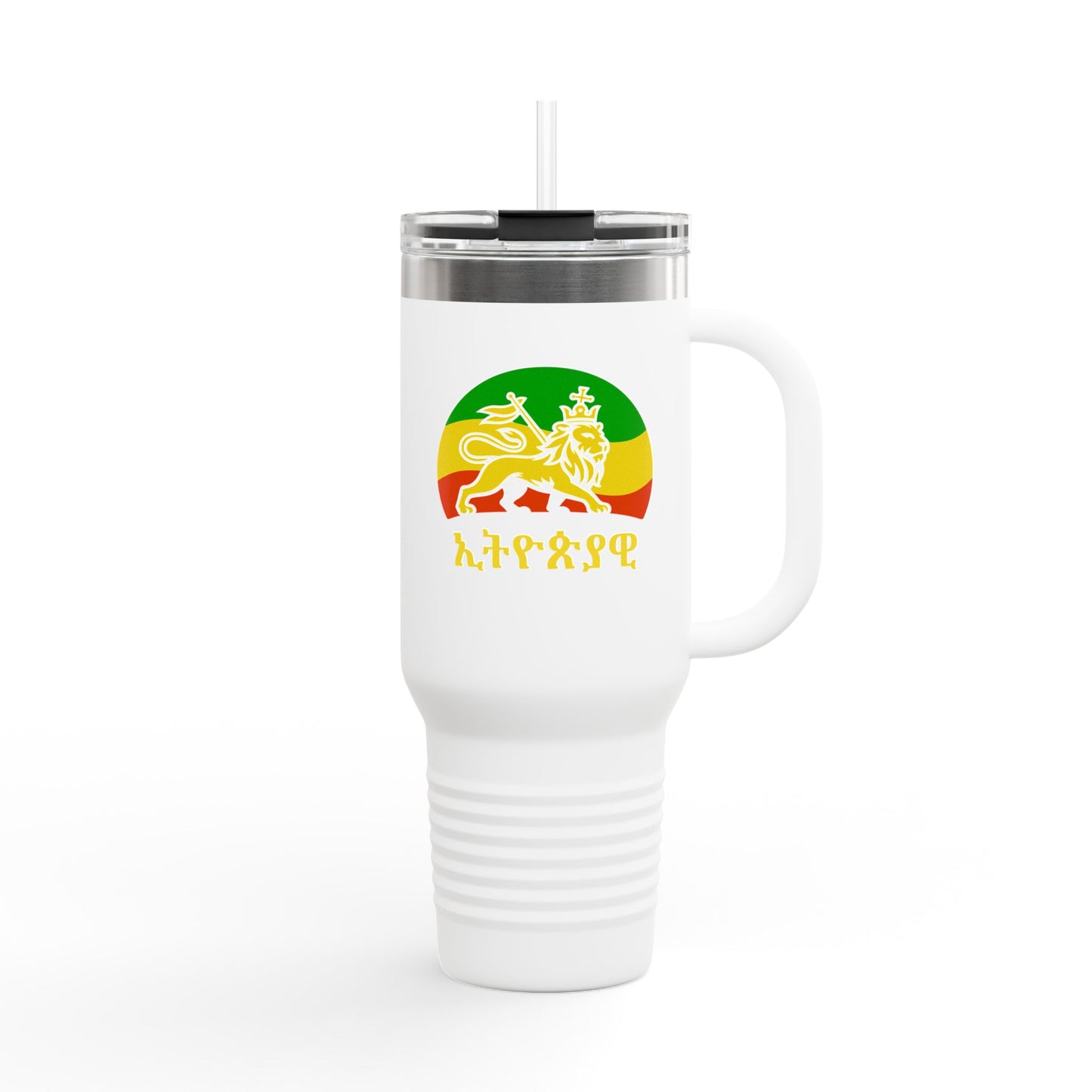 Ethiopic Legacy Insulated Travel Mug | 40oz Mug for On-The-Go