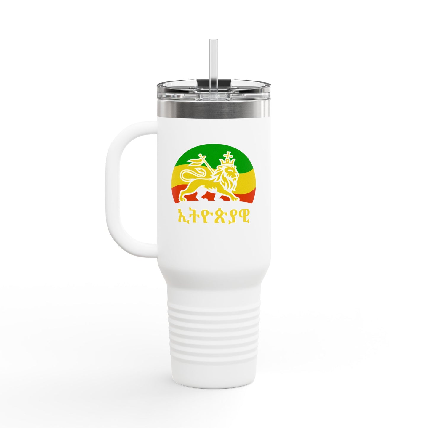 Ethiopic Legacy Insulated Travel Mug | 40oz Mug for On-The-Go