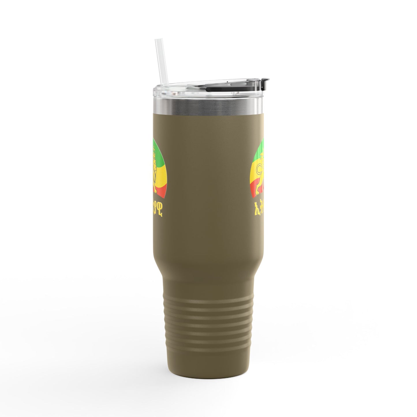 Ethiopic Legacy Insulated Travel Mug | 40oz Mug for On-The-Go