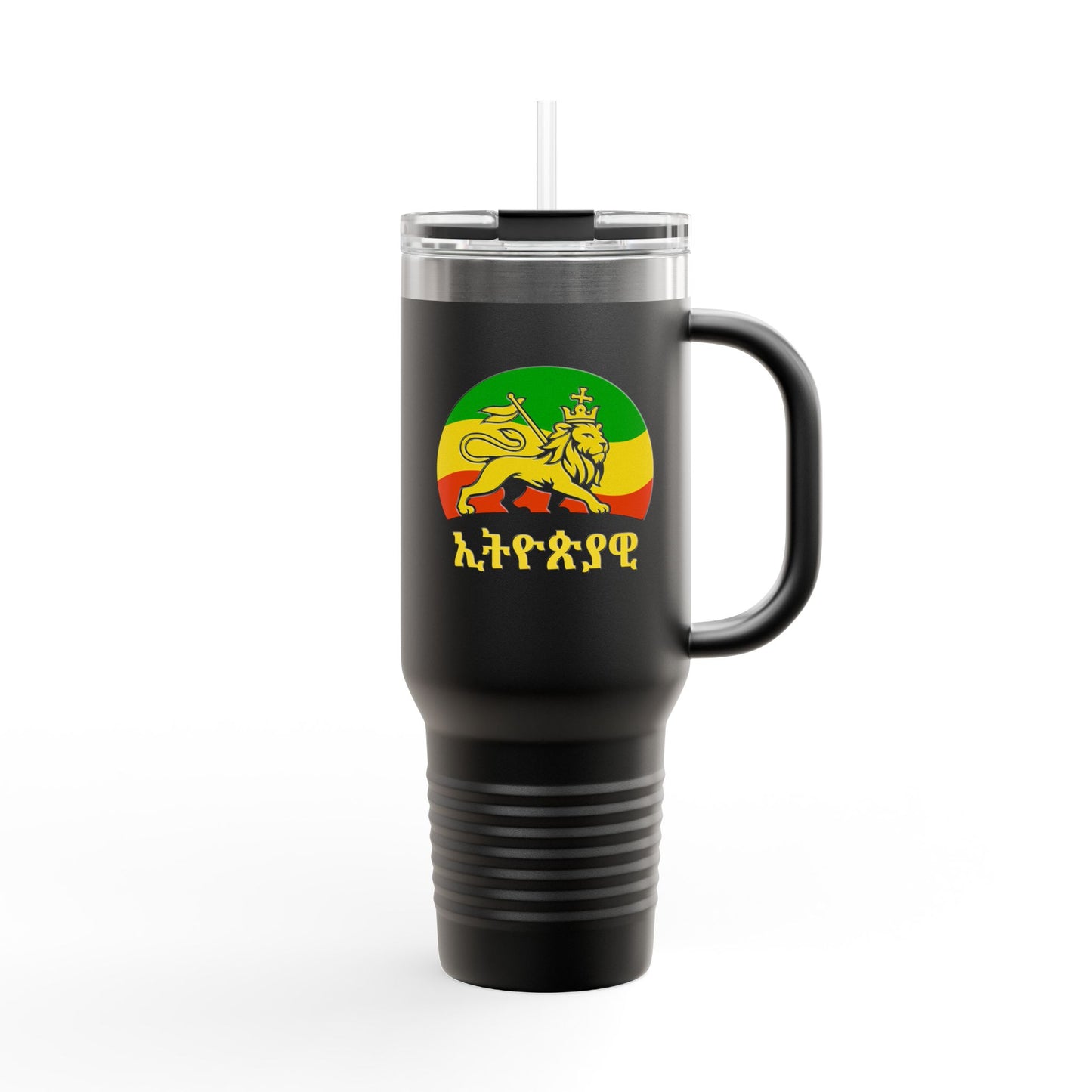 Ethiopic Legacy Insulated Travel Mug | 40oz Mug for On-The-Go