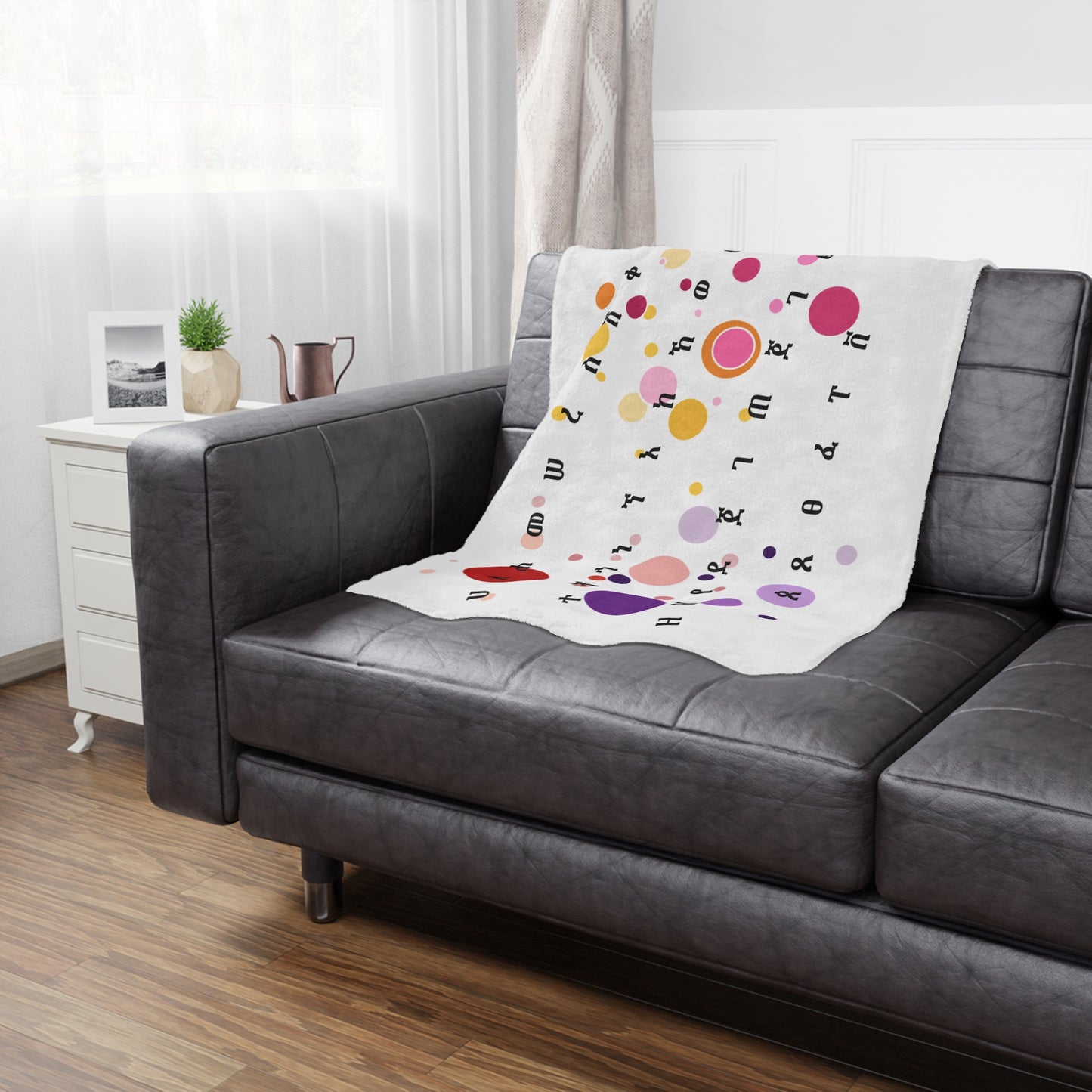 Snuggle Up & Learn: The Ultimate Amharic Fidel Alphabet Minky Blanket