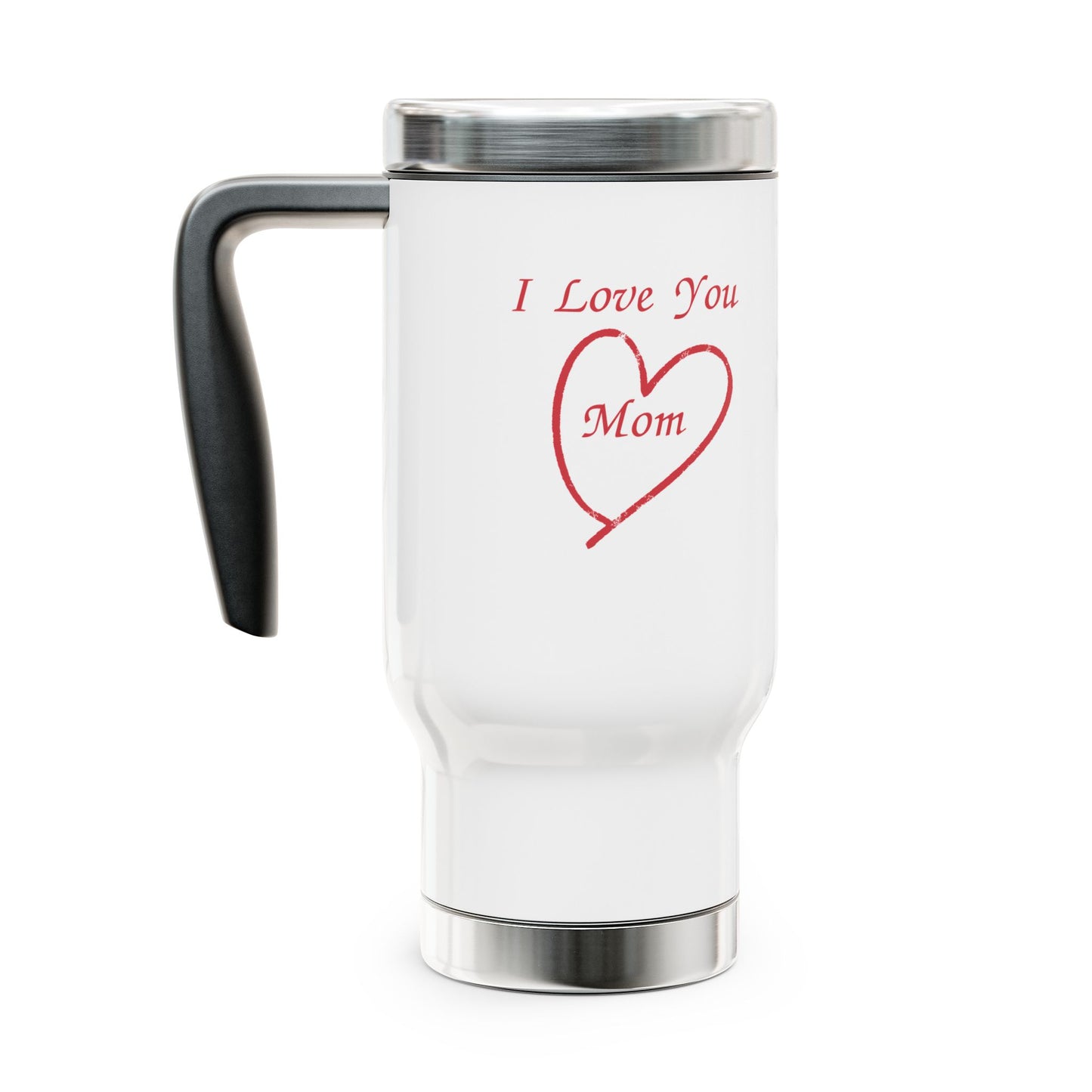 እናቴ እወድሻለሁ - "I love you, mom" Amharic Script Stainless Steel Travel Mug