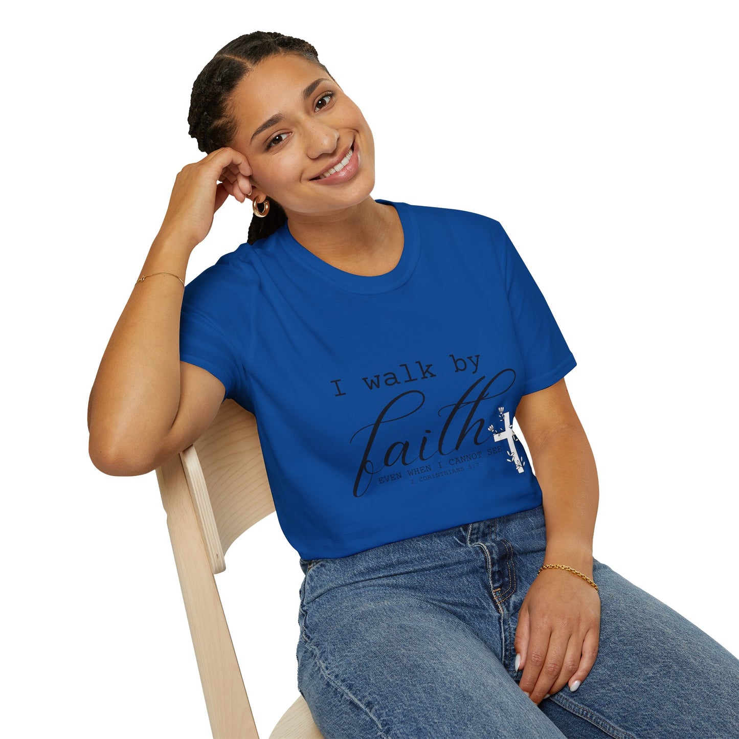 "I walk by Faith" Stylish Graphic Tee