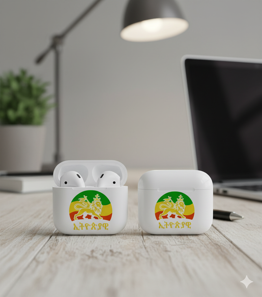 White - AirPod Max Cases Infused with Ethiopia