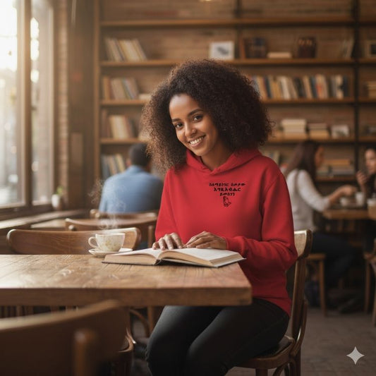 Minimalist Hoodie with Inspirational Text