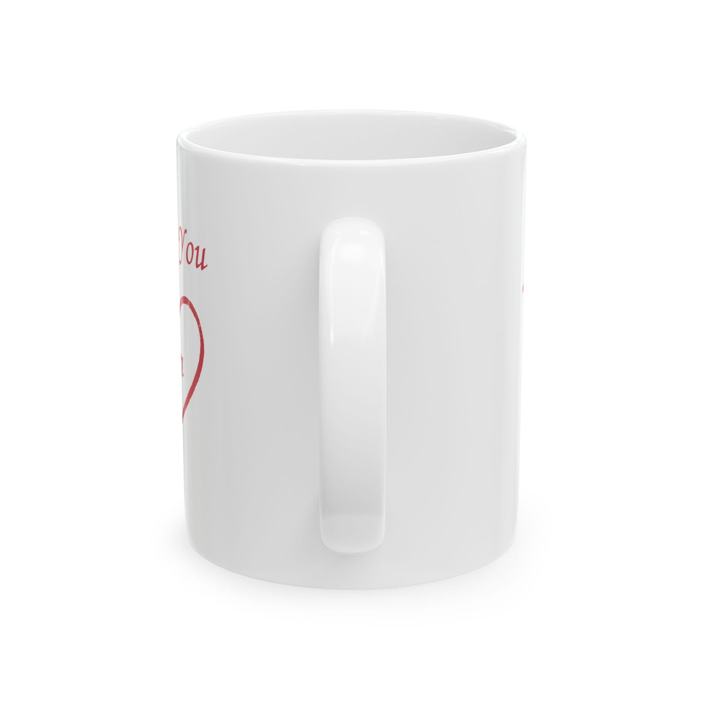 I Love You Mom - Amharic Floral Ceramic Mug
